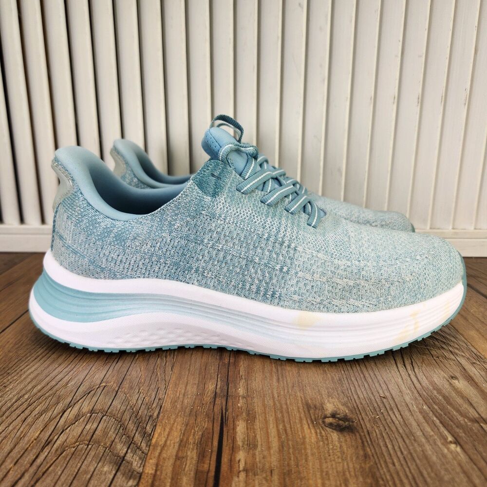 Orthofeet Nira Hands Free Athletic Sneakers Womens Sz 7.5 D Wide Turquoise Shoes